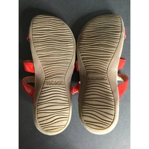 Vionic Red Sandals for Women - Picture 8 of 11